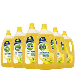 Foto van Dettol allesreiniger citrus - 4l x6