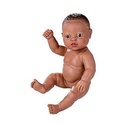 Foto van Berjuan babypop zonder kleren newborn afrikaans 30 cm meisje