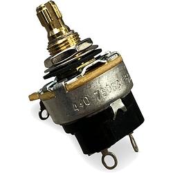 Foto van Gibson ppat-520 500k ohm audio taper push-pull potentiometer short shaft potmeter voor gitaar