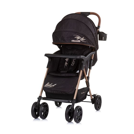 Foto van Chipolino april opvouwbare buggy met voetenhoes obsidian black