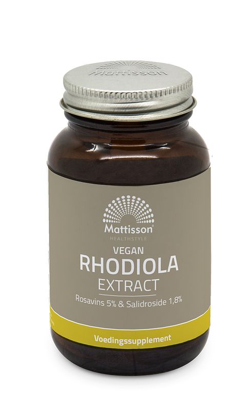 Foto van Mattisson healthstyle rhodiola extract capsules