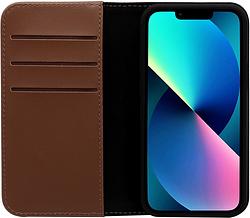 Foto van Bluebuilt apple iphone 13 pro max book case leer bruin