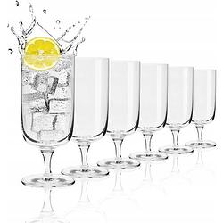 Foto van Krosno kristal glazen - cocktailglazen / drinkglazen - 400 ml. - 6 delig