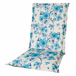 Foto van Kopu® blossom - comfortabel tuinkussen met hoge rug - blauw