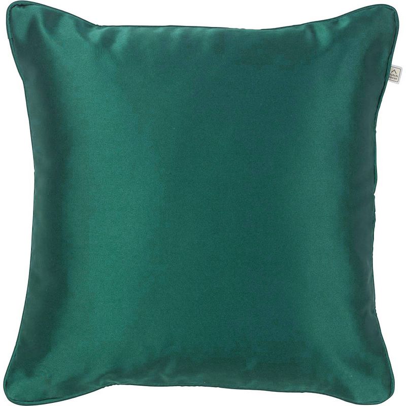 Foto van Dutch decor dova - sierkussen smaragd 45x45 cm - groen - groen