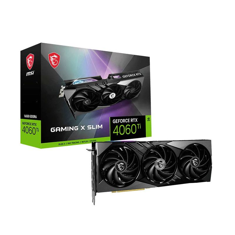 Foto van Msi videokaart rtx 4060 gddr6-ram pcie 4.0 x4, hdmi, displayport