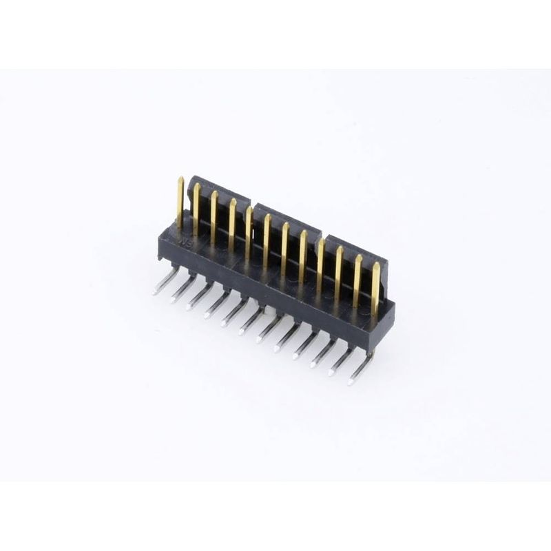 Foto van Molex 1718571012 male header (standaard) totaal aantal polen: 12 rastermaat: 2.54 mm inhoud: 1 stuk(s) bulk