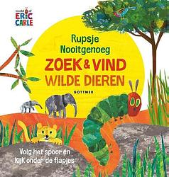 Foto van Rupsje nooitgenoeg zoek en vind - wilde dieren - eric carle - kartonboekje;kartonboekje (9789025777371)