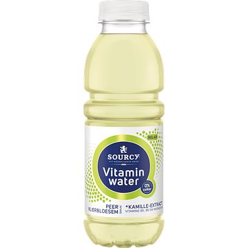 Foto van Sourcy vitaminwater peervlierbloesem kamille 500ml bij jumbo