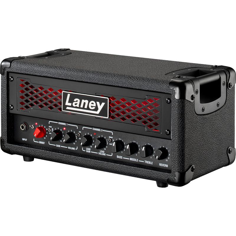 Foto van Laney ironheart foundry dualtop 60w gitaarversterker top