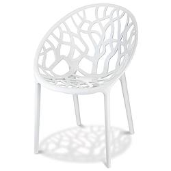 Foto van 24designs stoel crystal - stapelbaar - wit