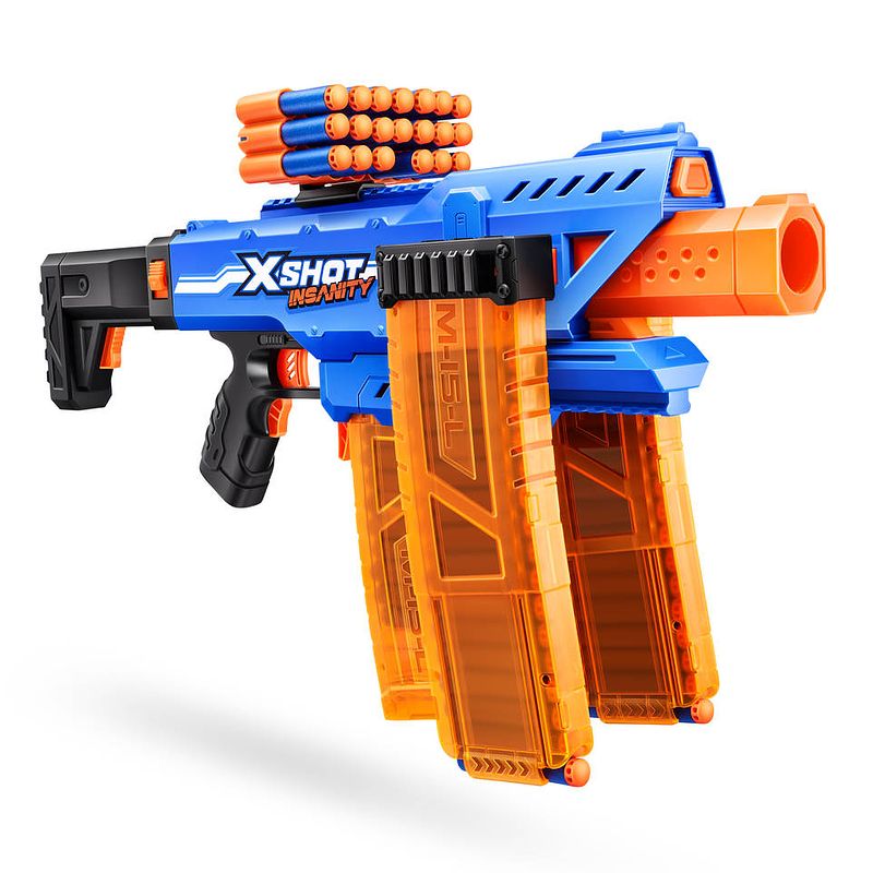 Foto van X-shot insanity motorized clip mania blaster