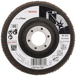 Foto van Bosch accessories 2608608268 x581 lamellenschijf diameter 115 mm boordiameter 22.33 mm rvs 1 stuk(s)