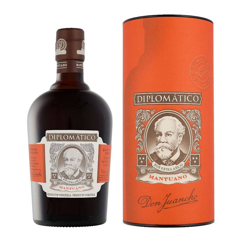 Foto van Diplomatico mantuano 70cl rum + giftbox