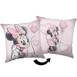 Foto van Disney minnie mouse sierkussen hart - 35 x 35 cm - polyester