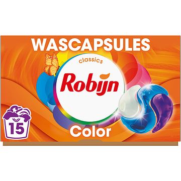 Foto van Robijn 3in1 wascapsules color 15 wasbeurten bij jumbo