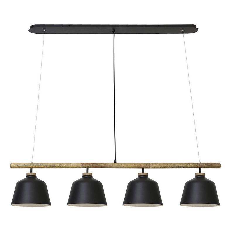 Foto van Light & living banu hanglamp hout