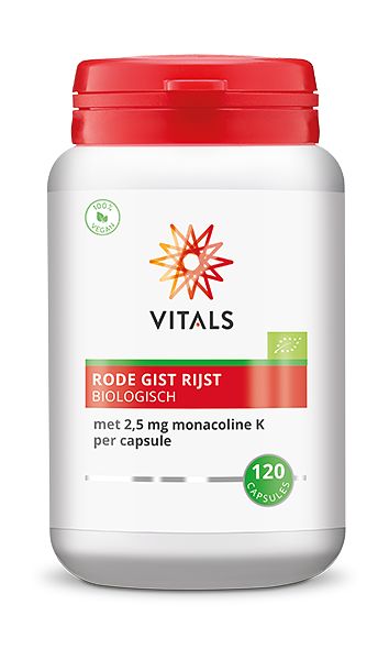 Foto van Vitals rode gist rijst biologisch capsules