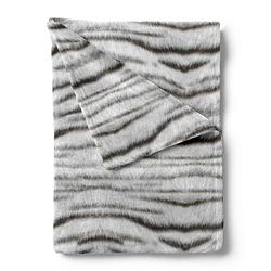Foto van Zo! home plaid siberian wit tiger - grijs
