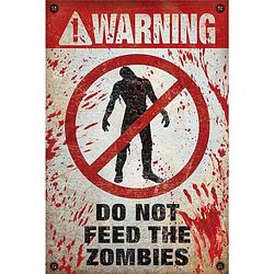 Foto van Pyramid warning do not feed the zombies poster 61x91,5cm