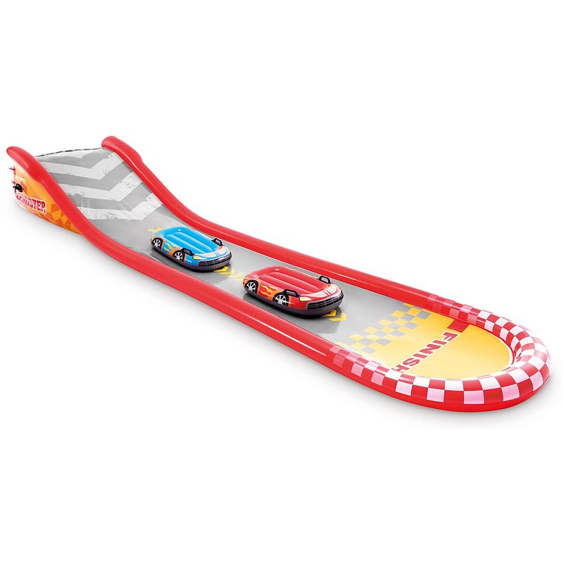 Foto van Intex waterglijbaan racing fun slide 561 cm 57167np