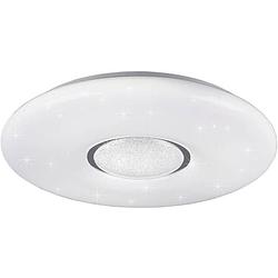 Foto van Led plafondlamp wiz - smart led - plafondverlichting - trion liva - 20w - aanpasbare kleur - rgbw - dimbaar - rond - mat