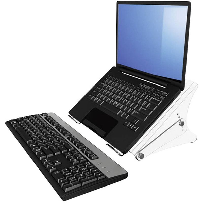 Foto van Dataflex addit notebookerhöhung laptopstandaard kantelbaar, in hoogte verstelbaar