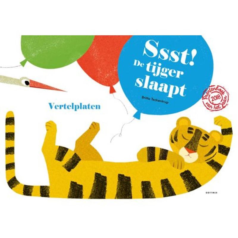 Foto van Ssst! de tijger slaapt!