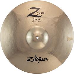 Foto van Zildjian z40115 z custom crash brilliant 18 inch crash bekken