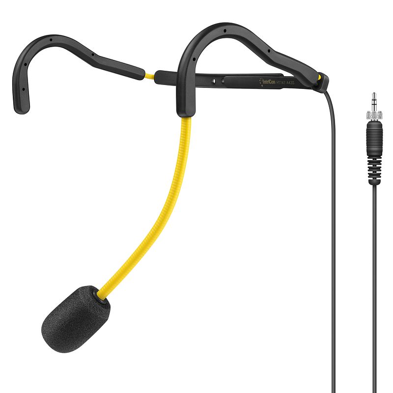 Foto van Sennheiser ht 747 yellow headset microfoon