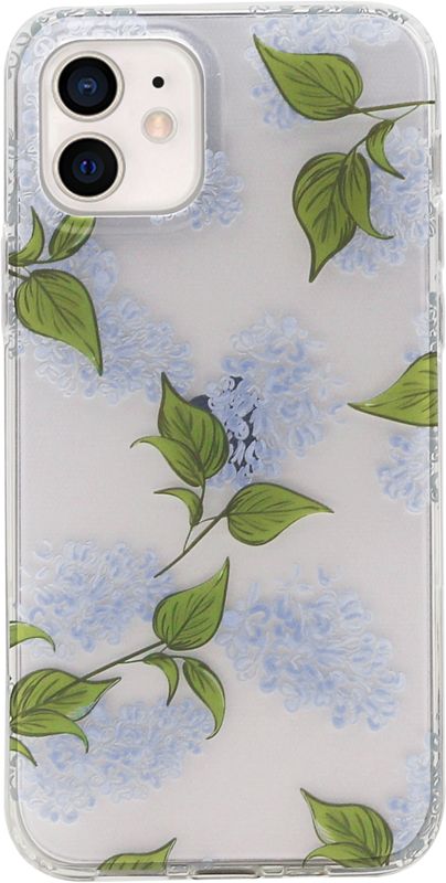 Foto van Bluebuilt blue garden soft case apple iphone 12 mini back cover transparant