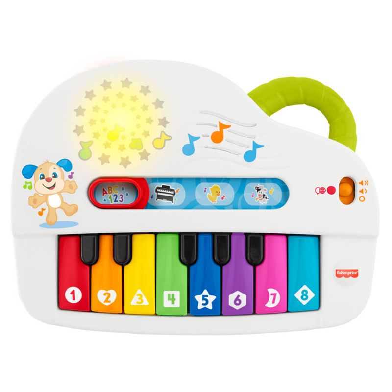 Foto van Fisher-price piano laugh & learn junior 27 x 25 x 6 cm wit