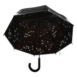 Foto van Esschert design paraplu sterrenhemel auto 81 cm polyester zwart