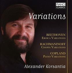 Foto van Variations: beethoven, copland, rachmaninoff - cd (5060385450017)