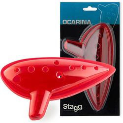 Foto van Stagg oca-pl rd ocarina rood