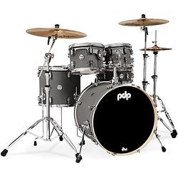 Foto van Pdp drums pd807466 concept maple finish ply satin pewter 5d. drumstel