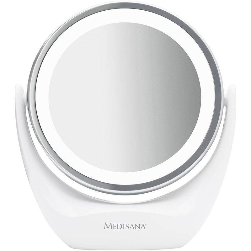 Foto van Medisana 2-in-1 cosmetische spiegel cm 835 12 cm wit 88554