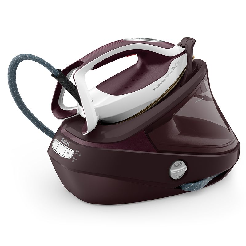 Foto van Tefal gv9721 pro express ultimate ii strijksysteem rood