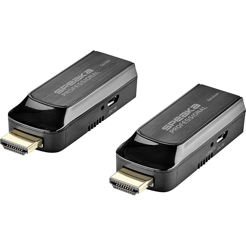 Foto van Speaka professional hdmi extender (verlenging) via netwerkkabel rj45 50 m