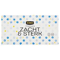 Foto van Jumbo tissues zacht & sterk 3laags 100 stuks