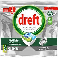 Foto van Dreft platinum all in one vaatwascapsules, original, capsules bij jumbo