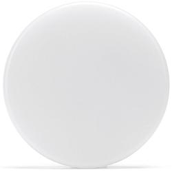 Foto van Led plafondlamp - badkamerlamp - aigi cely - 18w - warm wit 3000k - ip54 vochtbestendig - opbouw - rond - mat wit -