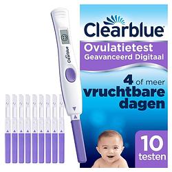Foto van Clearblue advance ovulatietest digital - met dubbele hormoonindicator 10st