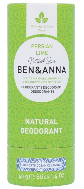 Foto van Ben & anna persian lime natural soda deodorant