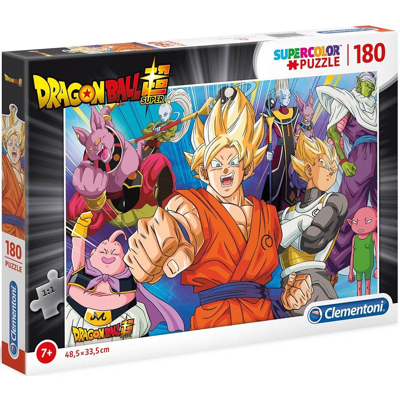 Foto van Clementoni legpuzzel dragon ball super junior karton 180 stukjes