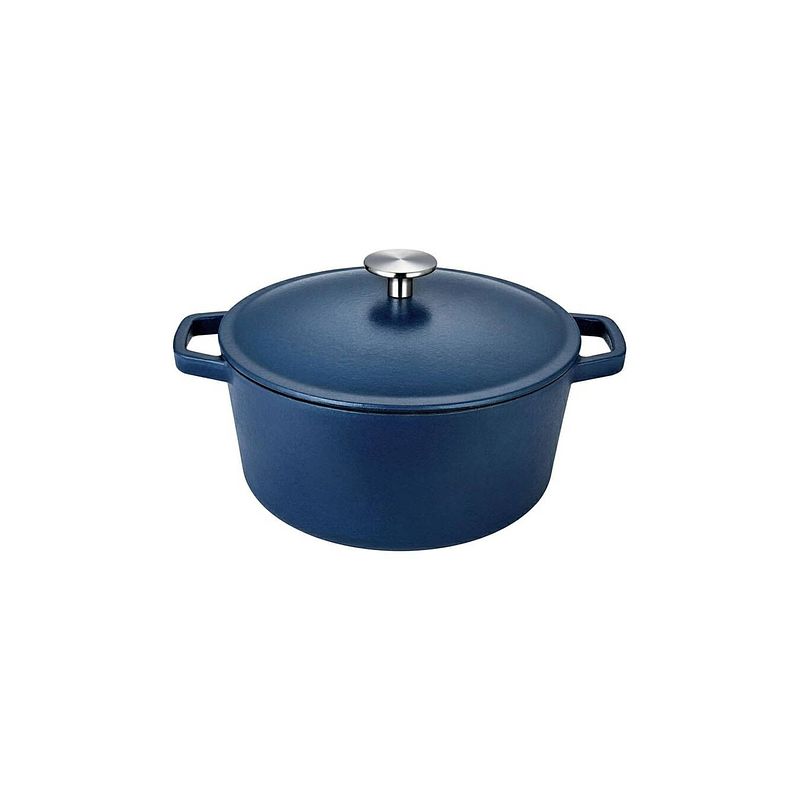 Foto van Buccan - hamersley - gietijzeren braadpan 24cm - blauw