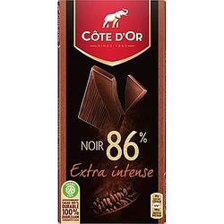 Foto van Cote d'sor chocolade reep extra intense puur 86% 100g bij jumbo