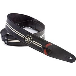 Foto van Yamaha righton! race vegana guitar strap black & ivory gitaarband