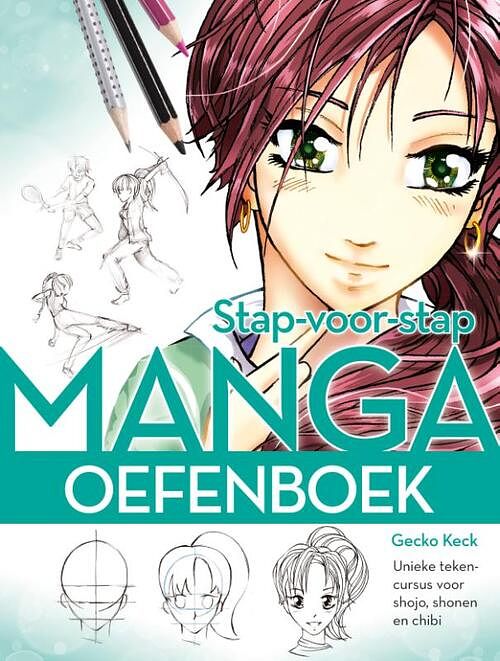 Foto van Stap-voor-stap manga oefenboek - gecko keck - paperback (9789043926737)