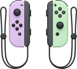 Foto van Nintendo switch joy-con pastel set paars/groen